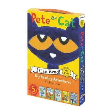 Pete the Cat: Big Reading Adventures: 5 Far-Out Books in 1 Box!/James Dean