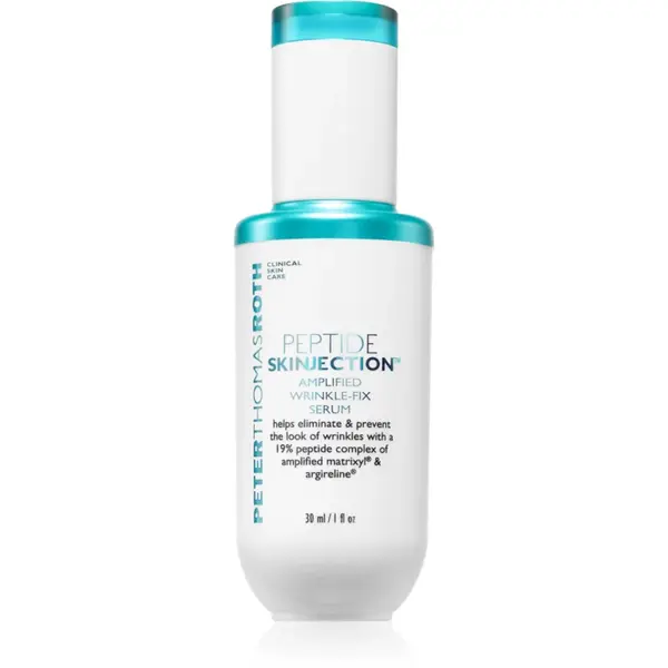 Peter Thomas Roth Peptide Skinjection™ Amplified Wrinkle-Fix Serum Refillable serum intensiv pentru fermitate pentru netezirea instantanee a ridurilor reîncărcabile 30 ml