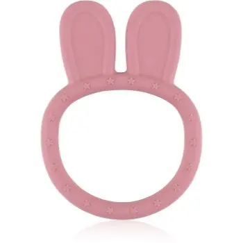 Petite&Mars Silicone teether Bunny 0m+ jucărie pentru dentiție