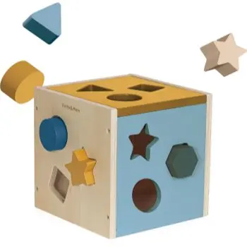 Petite&Mars Wood of Mars Gravity jucărie interactivă cu piese care se pot insera din lemn
