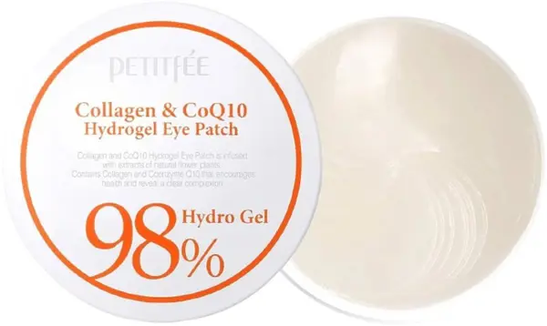 Petitfee & Koelf Patch pentru ochi, cu colagen și coenzimă Q10, 30 х 2 buc