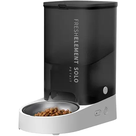 PETKIT Dispenser Automat Petkit Fresh Element SOLO inteligent, capacitate 3 l, Bluetooth, Gri