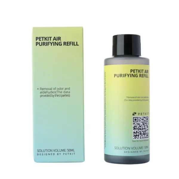 PETKIT Rezerva Lichid pentru Eliminare Mirosuri Neplacute Petkit Air Purifying pentru Litiera Smart Pura X 4x 50ML