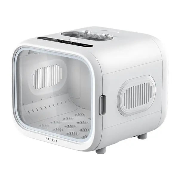 PETKIT Uscator inteligent Petkit AirSalon Max Pro pentru animale de companie, Capacitate 60L, Ecran tactil, Bluetooth, Alb