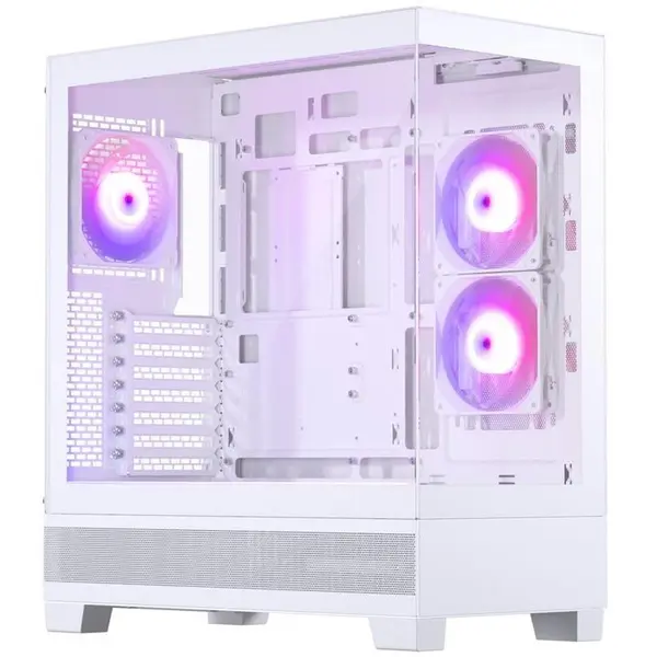 PHANTEKS Carcasa PC PHANTEKS XT VIEW, Tempered Glass, Fara sursa, D-RGB, Alb