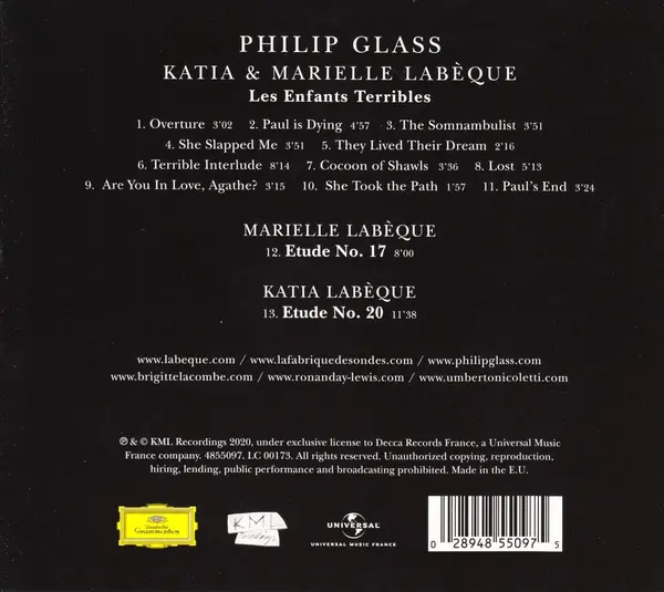 Philip Glass: Les Enfants Terribles | Marielle Labeque, Katia Labeque