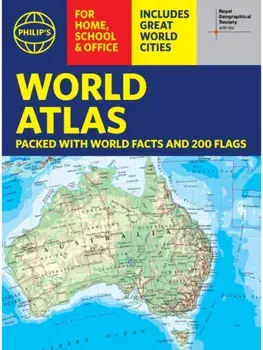Philip's RGS World Atlas (A4). with Global Cities, Facts and Flags, Paperback/Philip's Maps