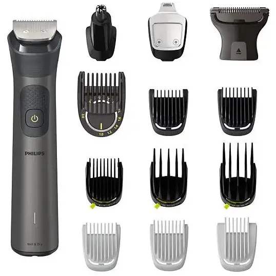 Philips Aparat de tuns multifunctional 14 in 1 PHILIPS Multigroom Series 7000 MG7940-75, acumulator, autonomie 120 min, Negru