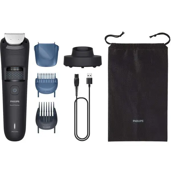 Philips Aparat de tuns Philips BT5780/15, Fara fir, Autonomie 100 min, 40 trepte lungime, Lame auto-ascutire, Umed si uscat