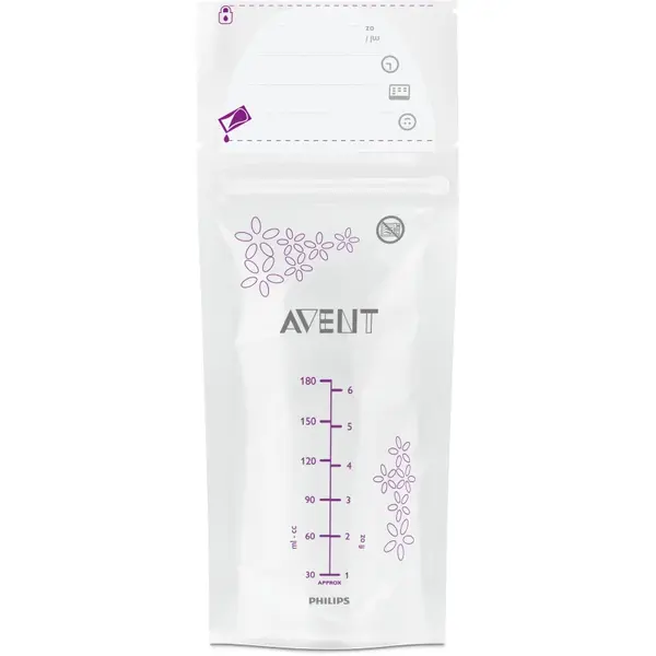 Philips Avent Breast Milk Bags SCF603/25 sac pentru păstrarea laptelui matern 25x180 ml