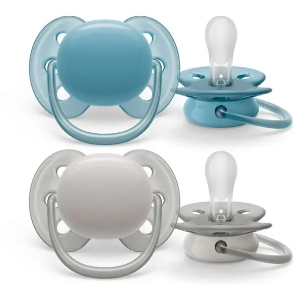 Philips AVENT Set 2 suzete Philips AVENT ultra soft SCF091/17