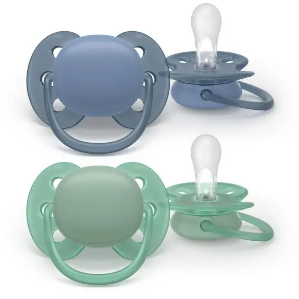 Philips AVENT Set 2 suzete Philips AVENT ultra soft SCF091/42