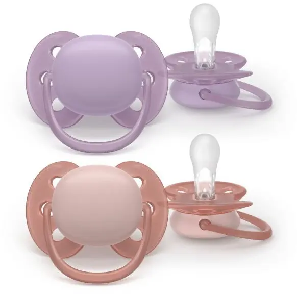 Philips AVENT Set 2 suzete Philips AVENT ultra soft SCF091/43