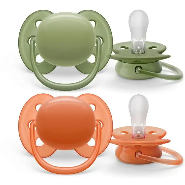 Philips AVENT Set 2 suzete Philips AVENT ultra soft SCF093/01