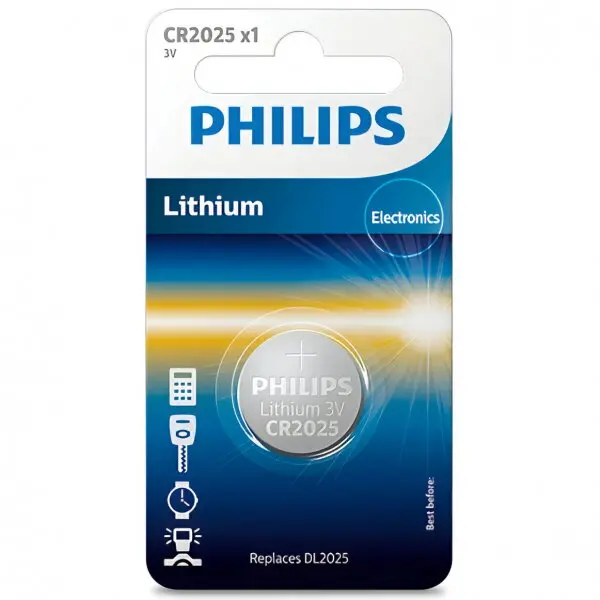 Philips Baterie Philips, CR2025 Phil-CR2025/01B