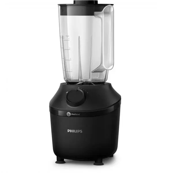 Philips Blender Philips Seria 3000 HR2191/01, Sistem ProBlend, Capacitate maxima 2L, 2 viteze , Negru