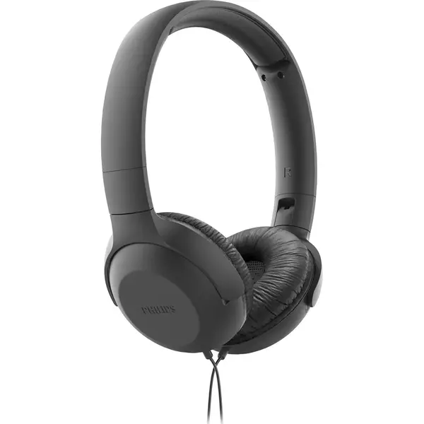Philips Casti Audio On-Ear Philips, TAUH201BK/00, cu fir, Microfon, Negru