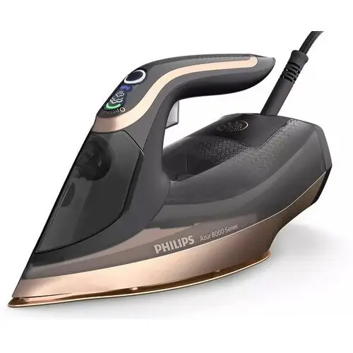 Philips Fier de calcat, Philips, Iron Steam iron, 3000 W, Metal-Plastic, Negru-Auriu