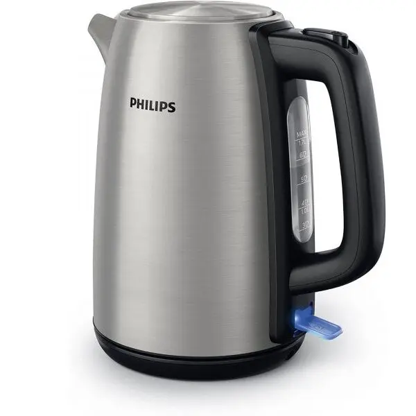 Philips Fierbator Philips Daily Collection HD9351/91, 1850 W, 1.7 L, capac metalic, led indicator, Inox