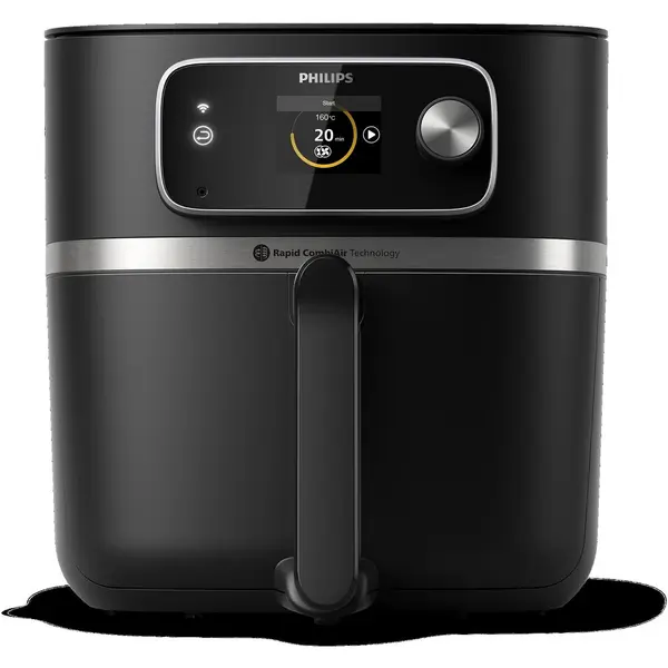 Philips Friteuza Aer Cald Philips HD9880/90, Combi XXL Airfryer, 8.3L 2200W, Negru