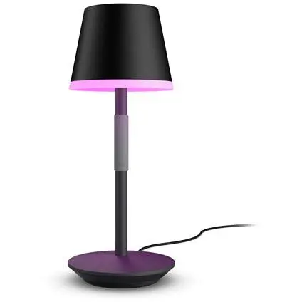 Philips Lampa de masa portabila Philips Hue Go, RGBW, Negru