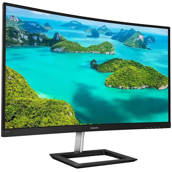 Philips Monitor Gaming curbat LED VA Philips 27, 75 hz, FreeSync, Full HD, Display Port, 272E1CA, Negru
