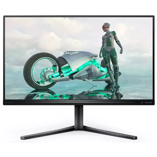 Philips Monitor Gaming VA LED Philips Evnia 24.5 25M2N5200P/00, Full HD (1920 x 1080), HDMI, DisplayPort, Pivot, 240 Hz, 0.5 ms, Negru