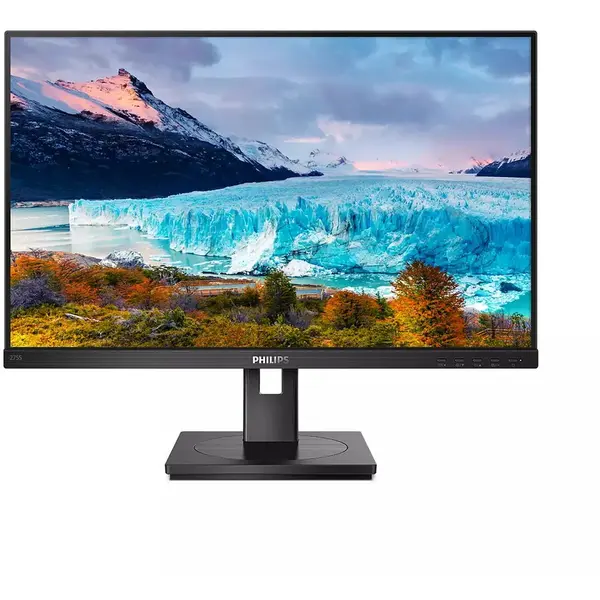 Philips Monitor LED IPS Philips 27, QHD, 75Hz, Adaptive Sync, HDMI, DisplayPort, Pivot, 275S1AE/00, Negru