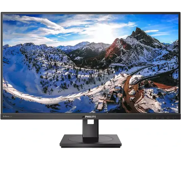 Philips Monitor Philips LED IPS 27'', UHD, 60Hz, 4ms, Adaptive Sync, FlickerFree, Pivot, Display Port, 2 X HDMI, USB, USB-C, 279P1/00