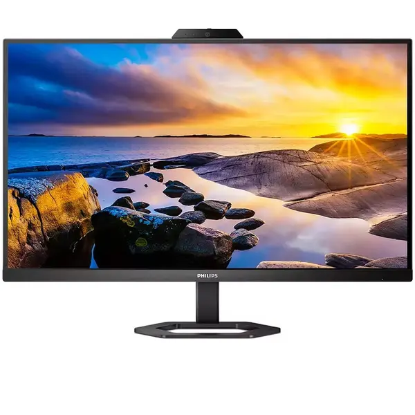 Philips Monitor WLED IPS Philips 27 QHD 75Hz 4ms HDMI DisplayPort USB USB-C Webcam Pivot 27E1N5600HE/00, Negru