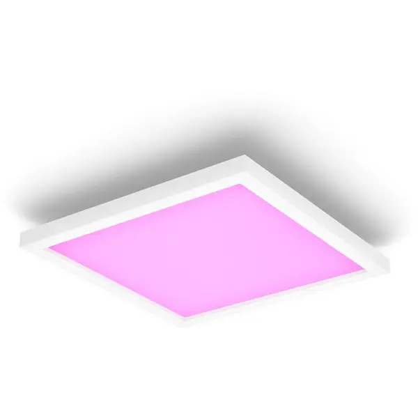 Philips Plafoniera inteligenta Philips Hue Surimu Panel SQ small, Multi-color, Bluetooth/Zigbee, 25W, 1760 lm