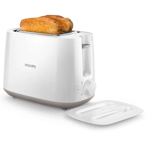Philips Prajitor paine, Philips HD2582-00, Daily Collection, 8 setari, Alb
