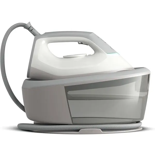 Philips Statie de calcat Philips PSG2000/80, seria 2000, 2400 W, Presiune abur max. 6 bar, Jet de abur de 300 g, Abur continuu 110 g/min, Talpa ceramica, Rezervor de apa de 1.4 l, Alb