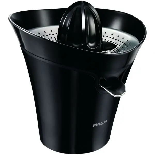 Philips Storcator de citrice Philips Pure Essentials Collection HR2752/90, 85 W, Sistem anti-picurare, Negru