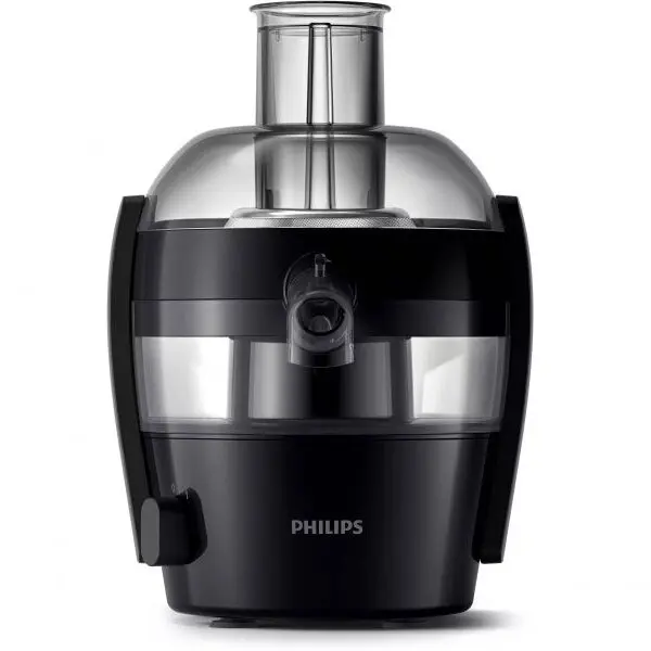 Philips Storcator de fructe Philips Viva Collection HR1832/00, 500W, tehnologie Quick Clean, 1.5L, accesoriu anti-picurare, Negru