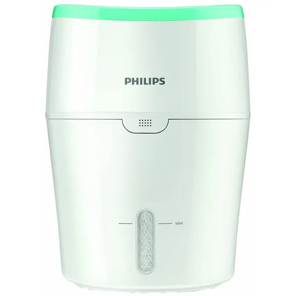 Philips Umidificator de aer Philips HU4801/01, Tehnologie NanoCloud, Rezervor 2 l, 200 ml/h, Alb-Verde