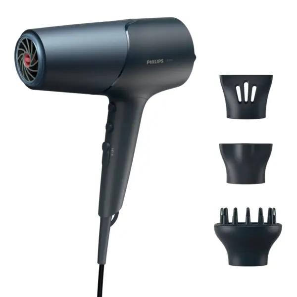 Philips Uscator de par Philips 5000 BHD512 20, 2300 W, Albastru