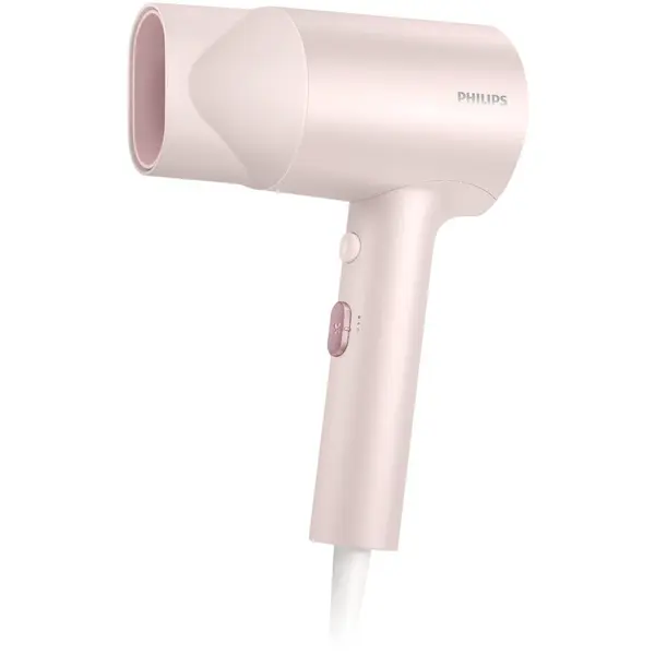 Philips Uscator de par Philips BHD321/50, 1600W, ingrijire cu ioni, 2 setari de viteza, 2 setari de temperatura, cap de coafare, Roz