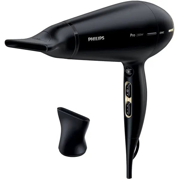 Philips Uscator profesional Philips HPS920/00, 2300 W, 2 concentratoare, Functie ionica, Negru