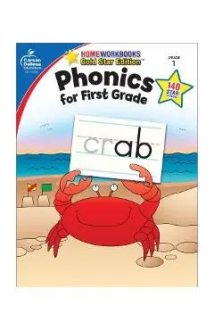 Phonics for First Grade, Grade 1: Gold Star Edition - Carson-dellosa Publishing