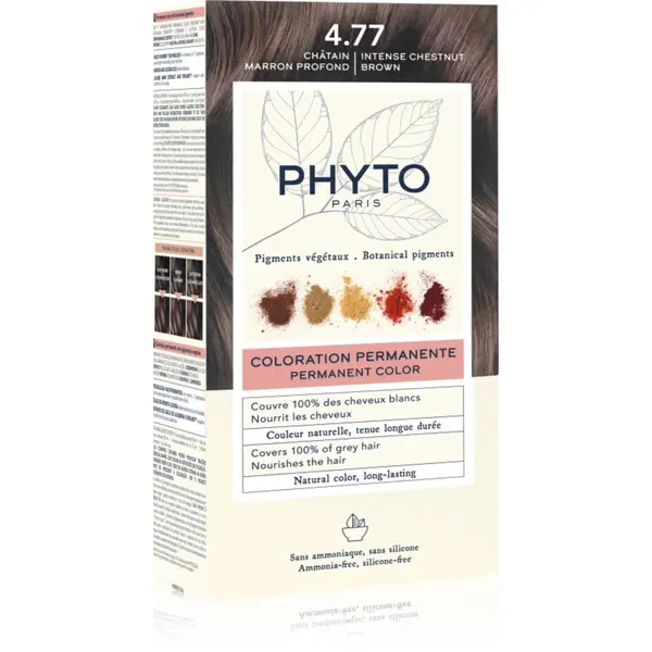 Phyto Color culoare par fără amoniac culoare 4.77 Intense Chestnut Brown 1 buc
