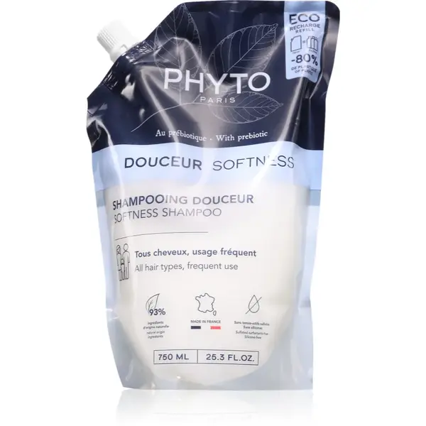 Phyto Douceur Softness Shampoo sampon delicat pentru utilizarea de zi cu zi pentru refacerea scalpului 750 ml