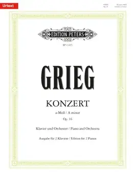 PIANO CONCERTO A MINOR OP 16 URTEXT, Paperback/EDVARD GRIEG