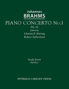 Piano Concerto No.1, Op.15: Study score, Paperback/Johannes Brahms