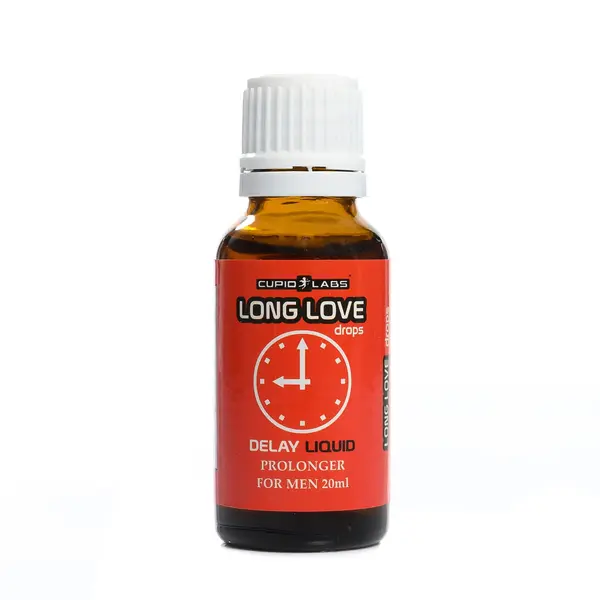 Picături afrodisiace Cupid – Long Love, pentru întârzierea ejaculării, 20 ml