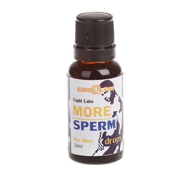 Picături afrodisiace Cupid – More Sperm Drops, pentru creșterea volumului spermei, 20 ml