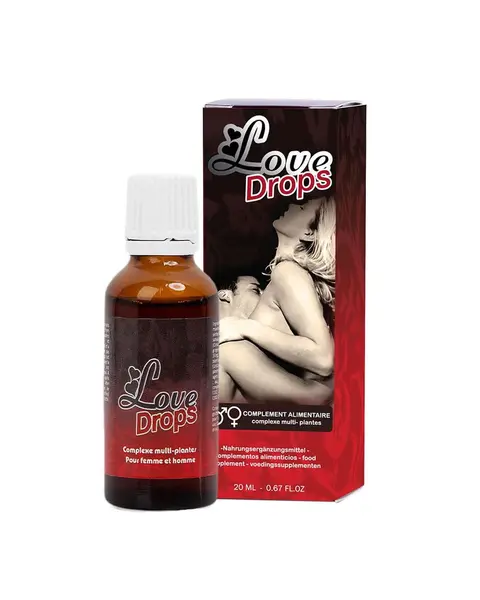 Picături afrodisiace Ruf – Love Drops, pentru stimularea dorinței, efect intens de excitare, 20 ml