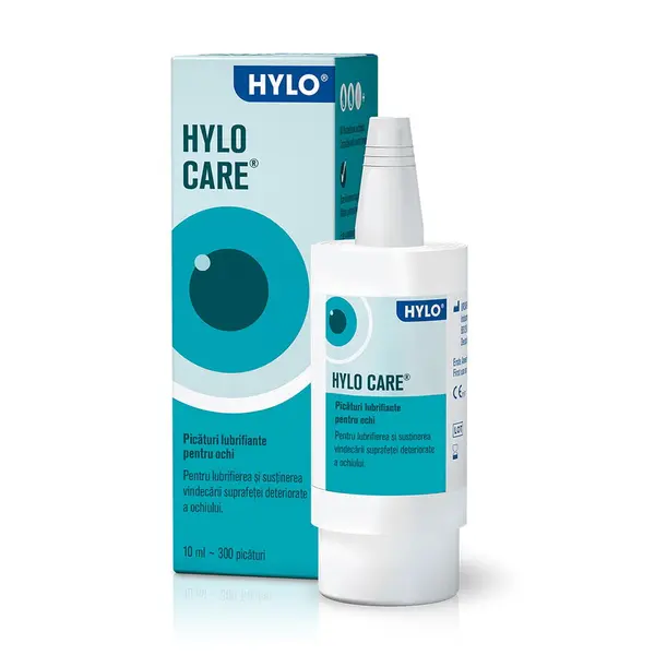 Picaturi lubrifiante pentru ochi HYLO CARE 10ml