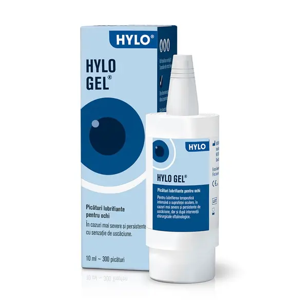 Picaturi lubrifiante pentru ochi Hylo Gel 10 ml