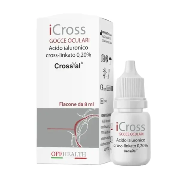 Picaturi oftalmice iCross, 8ml, Offhealth S.P.A.